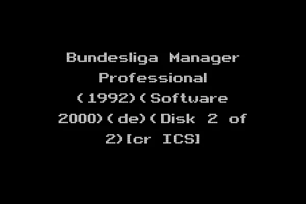 Bundesliga Manager Professional (1992)(Software 2000)(de)(Disk 2 of 2)[cr ICS]