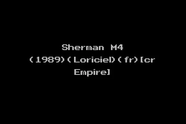 Sherman M4 (1989)(Loriciel)(fr)[cr Empire]