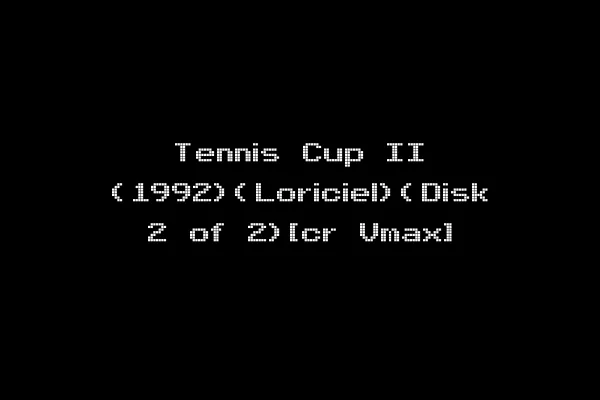 Tennis Cup II (1992)(Loriciel)(Disk 2 of 2)[cr Vmax]