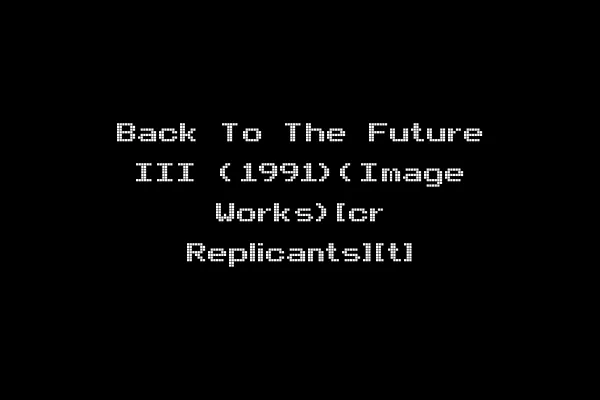 Back To The Future III (1991)(Image Works)[cr Replicants][t]