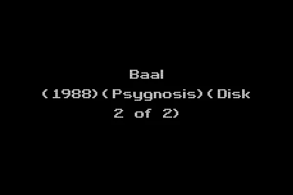 Baal (1988)(Psygnosis)(Disk 2 of 2)
