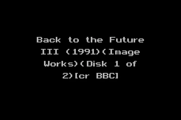 Back to the Future III (1991)(Image Works)(Disk 1 of 2)[cr BBC]