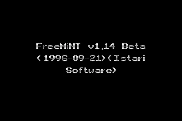 FreeMiNT v1.14 Beta (1996-09-21)(Istari Software)