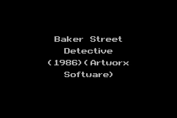 Baker Street Detective (1986)(Artworx Software)