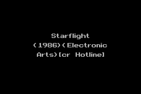 Starflight (1986)(Electronic Arts)[cr Hotline]