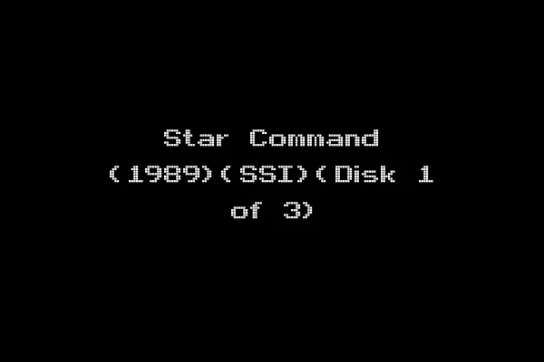 Star Command (1989)(SSI)(Disk 1 of 3)