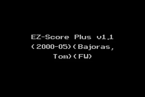 EZ-Score Plus v1.1 (2000-05)(Bajoras, Tom)(FW)