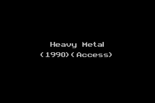 Heavy Metal (1990)(Access)