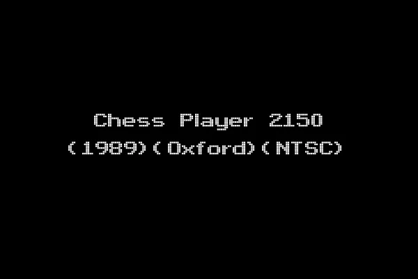 Chess Player 2150 (1989)(Oxford)(NTSC)