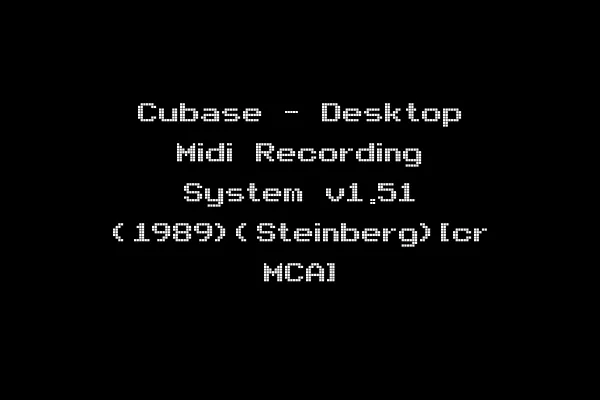 Cubase - Desktop Midi Recording System v1.51 (1989)(Steinberg)[cr MCA]