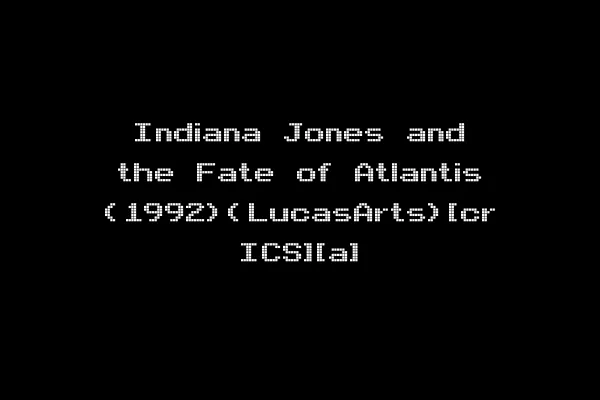 Indiana Jones and the Fate of Atlantis (1992)(LucasArts)[cr ICS][a]