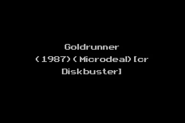 Goldrunner (1987)(Microdeal)[cr Diskbuster]