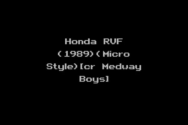Honda RVF (1989)(Micro Style)[cr Medway Boys]