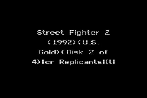 Street Fighter 2 (1992)(U.S. Gold)(Disk 2 of 4)[cr Replicants][t]