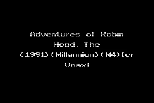 Adventures of Robin Hood, The (1991)(Millennium)(M4)[cr Vmax]