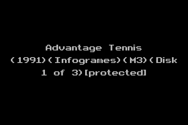 Advantage Tennis (1991)(Infogrames)(M3)(Disk 1 of 3)[protected]
