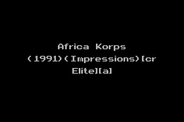 Africa Korps (1991)(Impressions)[cr Elite][a]