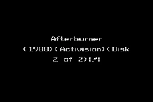 Afterburner (1988)(Activision)(Disk 2 of 2)[!]
