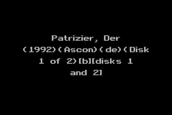 Patrizier, Der (1992)(Ascon)(de)(Disk 1 of 2)[b][disks 1 and 2]