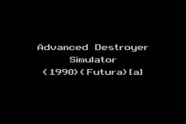 Advanced Destroyer Simulator (1990)(Futura)[a]