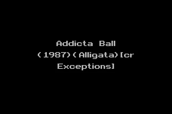 Addicta Ball (1987)(Alligata)[cr Exceptions]
