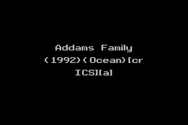 Addams Family (1992)(Ocean)[cr ICS][a]