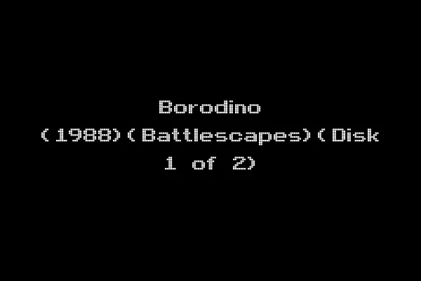 Borodino (1988)(Battlescapes)(Disk 1 of 2)