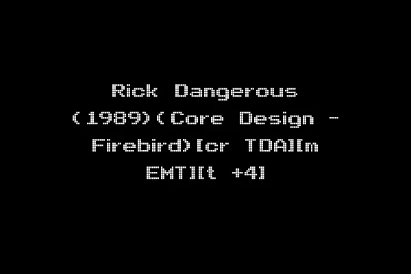 Rick Dangerous (1989)(Core Design - Firebird)[cr TDA][m EMT][t +4]
