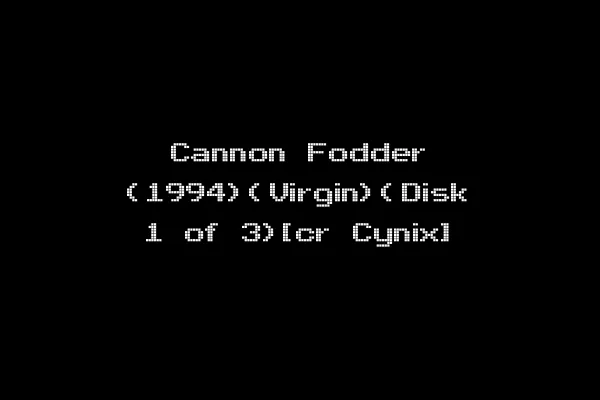 Cannon Fodder (1994)(Virgin)(Disk 1 of 3)[cr Cynix]