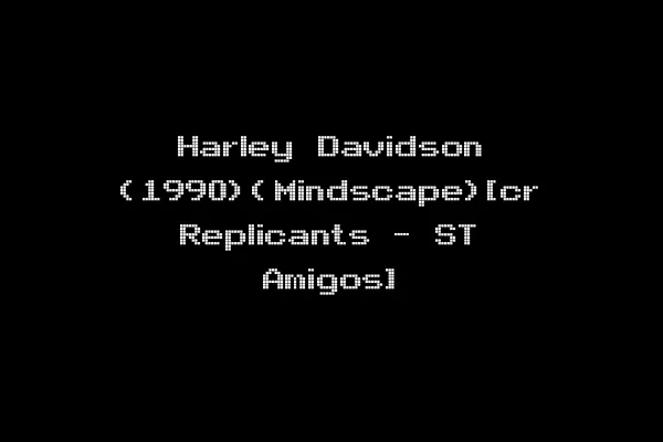Harley Davidson (1990)(Mindscape)[cr Replicants - ST Amigos]