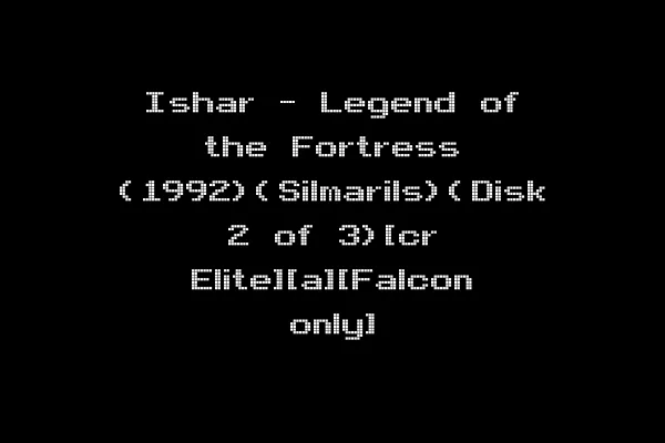 Ishar - Legend of the Fortress (1992)(Silmarils)(Disk 2 of 3)[cr Elite][a][Falcon only]