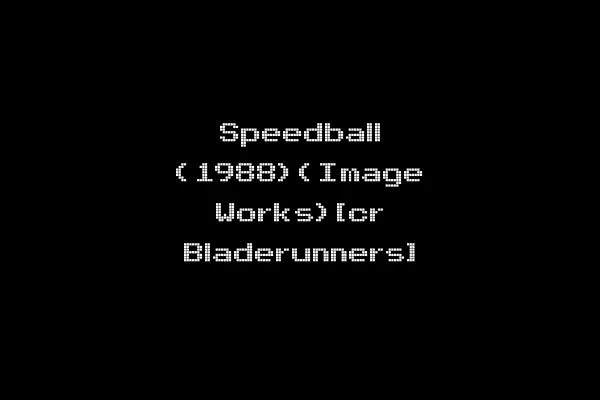 Speedball (1988)(Image Works)[cr Bladerunners]