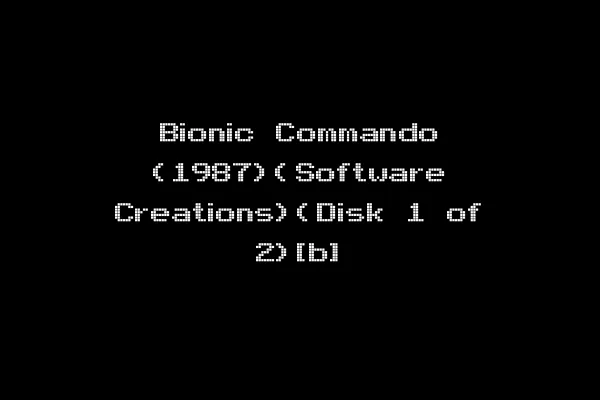 Bionic Commando (1987)(Software Creations)(Disk 1 of 2)[b]