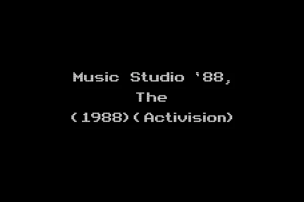 Music Studio '88, The (1988)(Activision)