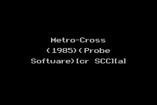 Metro-Cross (1985)(Probe Software)[cr SCC][a]