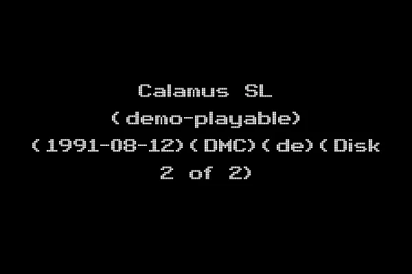 Calamus SL (demo-playable) (1991-08-12)(DMC)(de)(Disk 2 of 2)