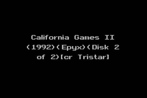 California Games II (1992)(Epyx)(Disk 2 of 2)[cr Tristar]