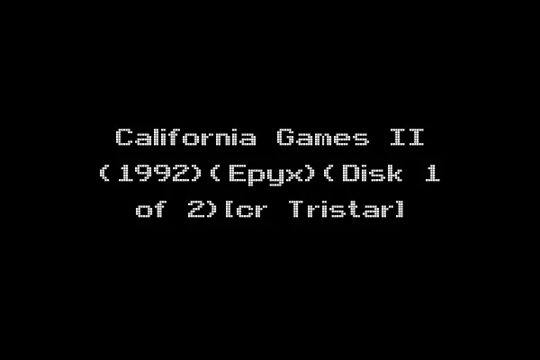 California Games II (1992)(Epyx)(Disk 1 of 2)[cr Tristar]