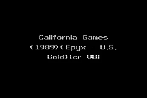 California Games (1989)(Epyx - U.S. Gold)[cr V8]