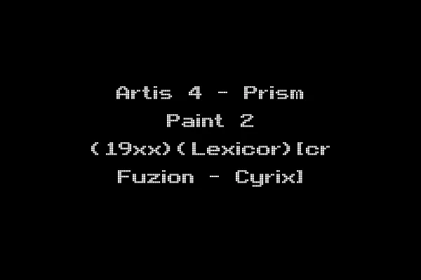 Artis 4 - Prism Paint 2 (19xx)(Lexicor)[cr Fuzion - Cyrix]