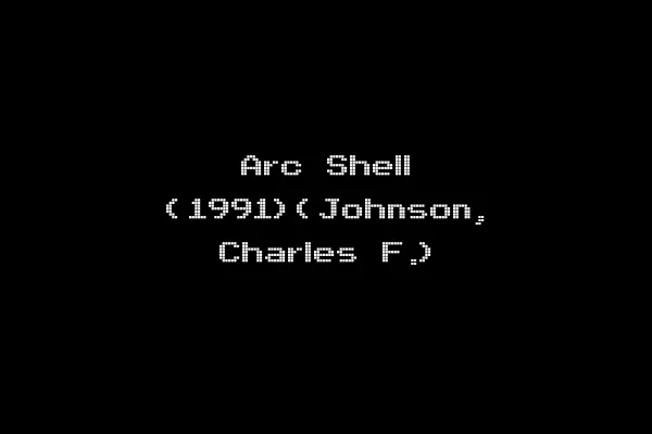 Arc Shell (1991)(Johnson, Charles F.)