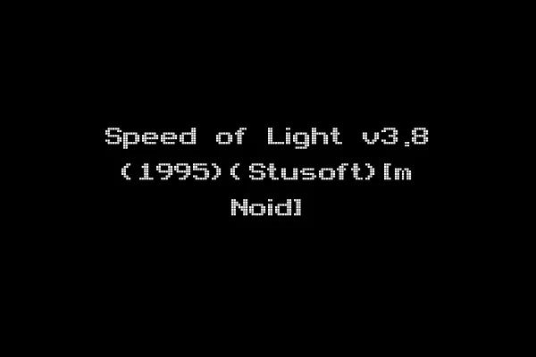 Speed of Light v3.8 (1995)(Stusoft)[m Noid]