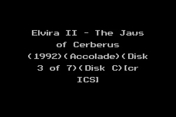 Elvira II - The Jaws of Cerberus (1992)(Accolade)(Disk 3 of 7)(Disk C)[cr ICS]