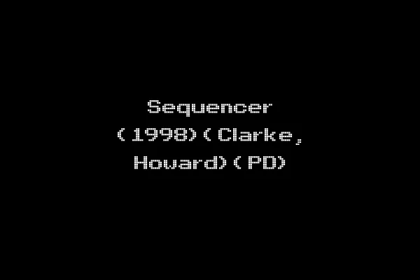 Sequencer (1998)(Clarke, Howard)(PD)