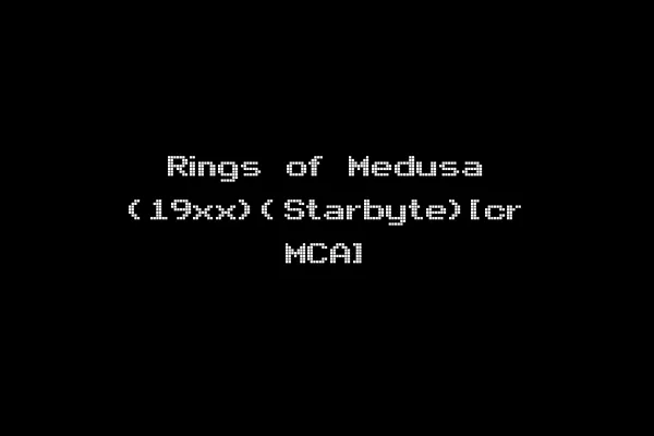 Rings of Medusa (19xx)(Starbyte)[cr MCA]
