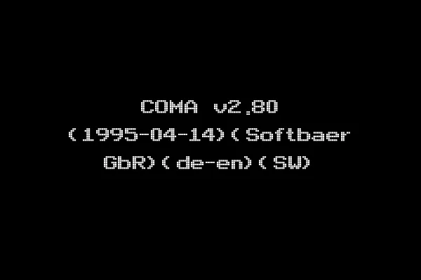 COMA v2.80 (1995-04-14)(Softbaer GbR)(de-en)(SW)