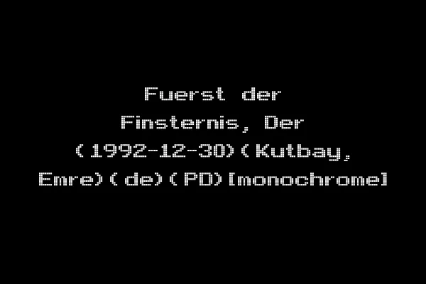 Fuerst der Finsternis, Der (1992-12-30)(Kutbay, Emre)(de)(PD)[monochrome]