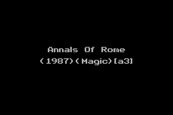 Annals Of Rome (1987)(Magic)[a3]