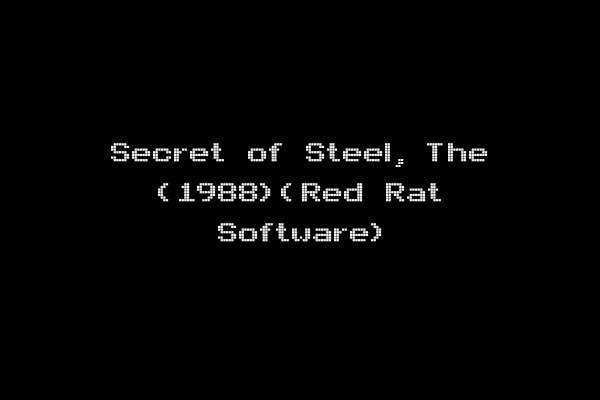 Secret of Steel, The (1988)(Red Rat Software)
