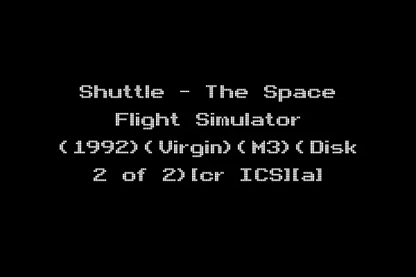 Shuttle - The Space Flight Simulator (1992)(Virgin)(M3)(Disk 2 of 2)[cr ICS][a]